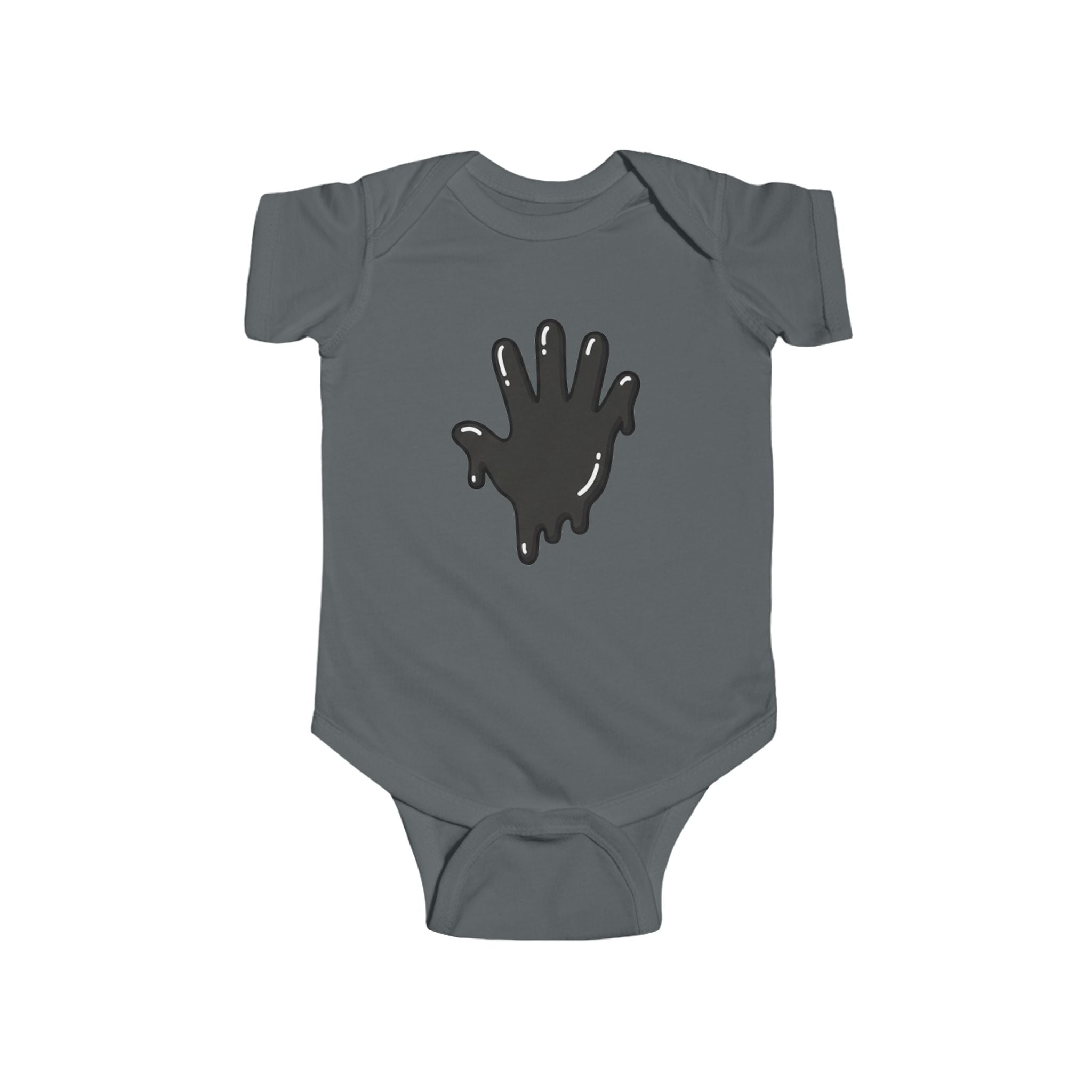 The Slime Shop Infant Fine Jersey Bodysuit — Royal Blue / Black Slime In 5