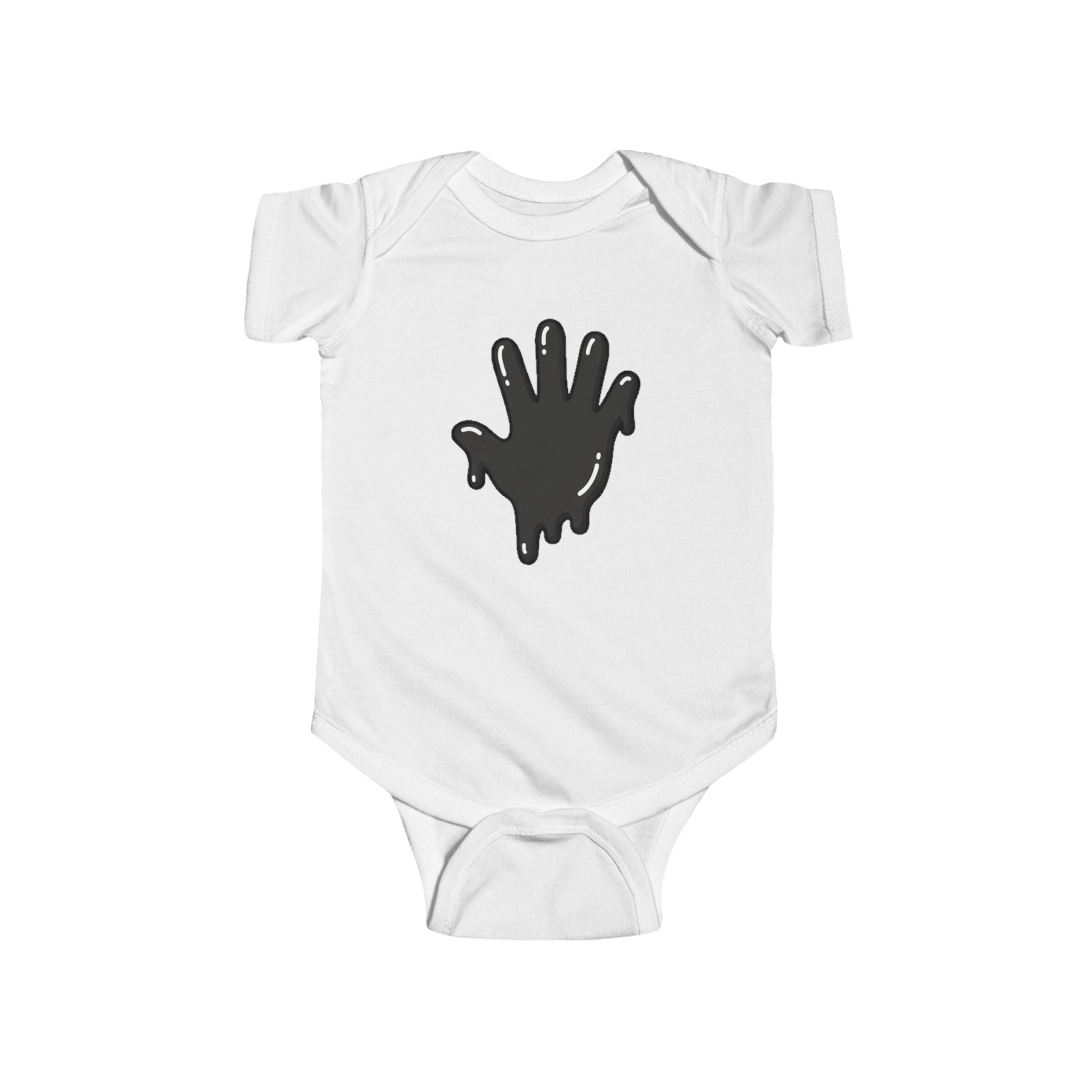 The Slime Shop Infant Fine Jersey Bodysuit — Royal Blue / Black Slime In 5