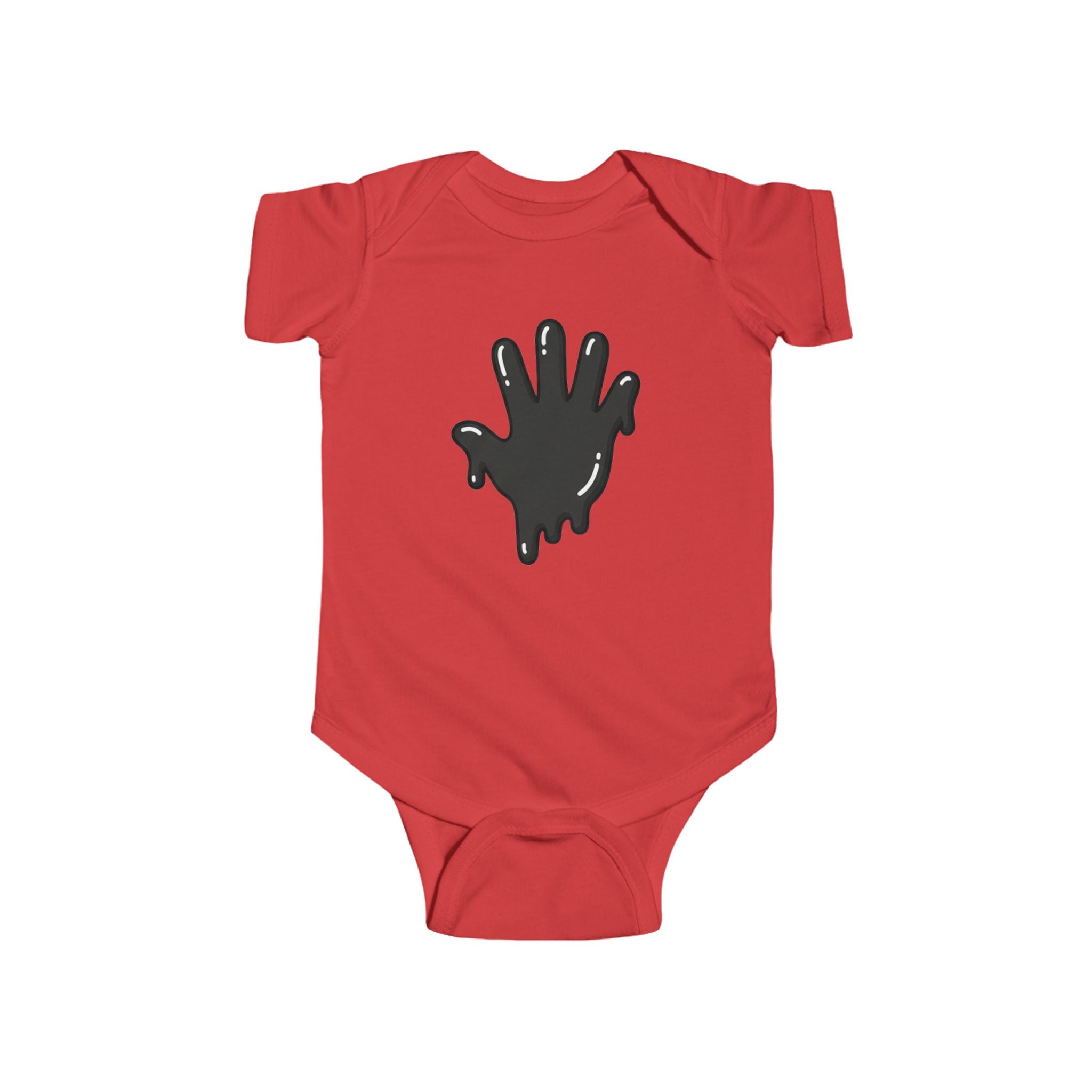 The Slime Shop Infant Fine Jersey Bodysuit — Royal Blue / Black Slime In 5