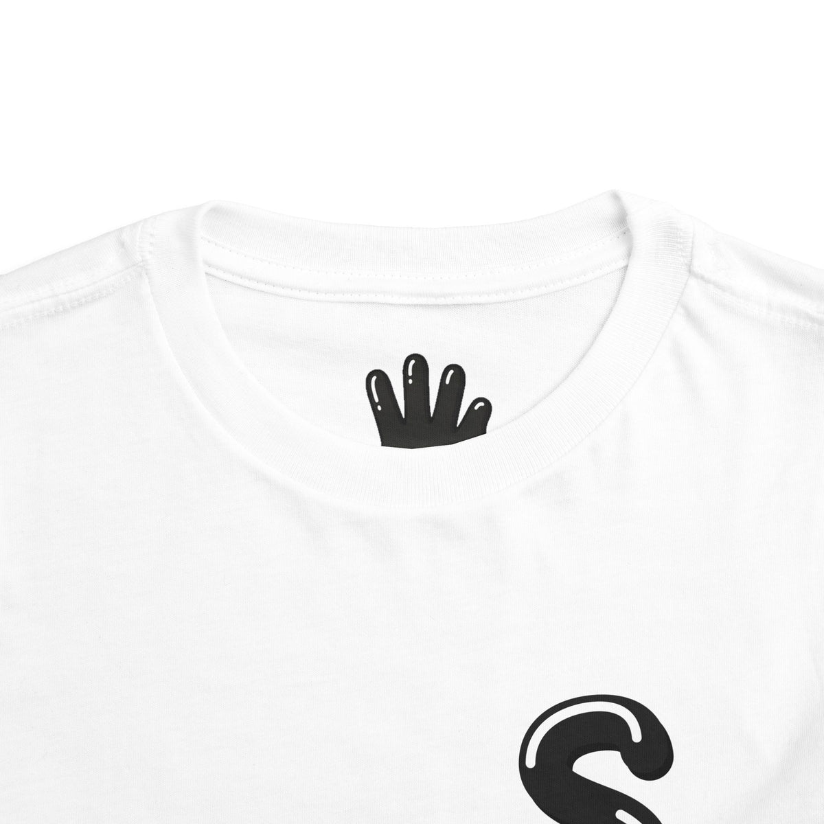 Toddler Black/Slime Short Sleeve Tee