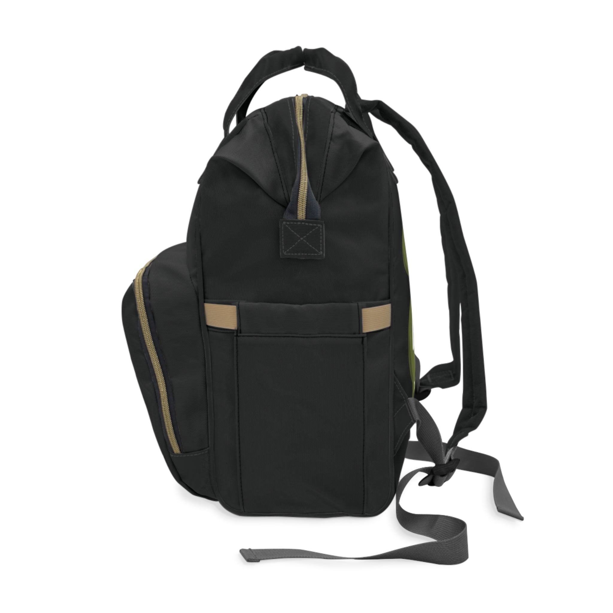 The Slime Shop Diaper Backpack — Black / Olive Slime Sircle