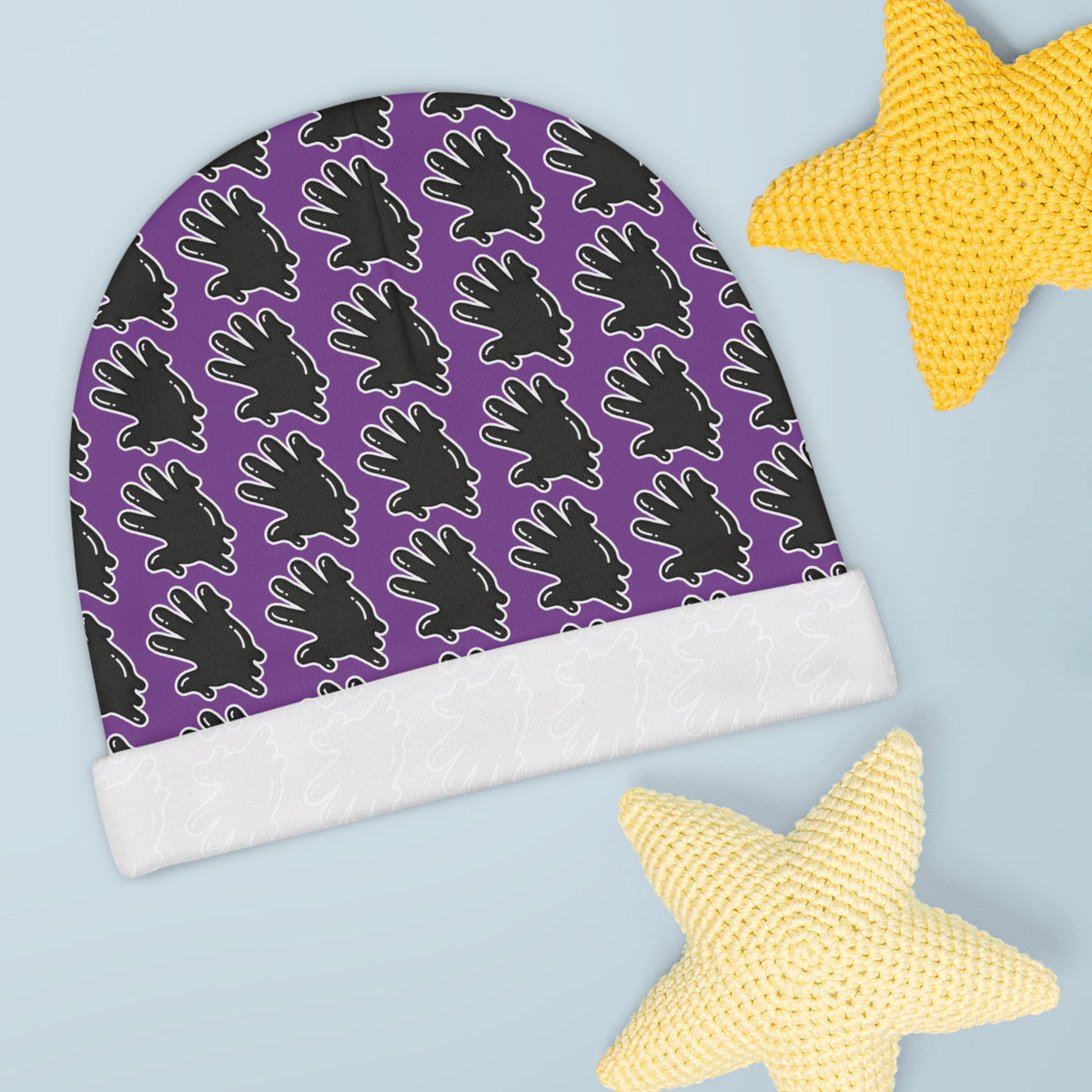 Purple/Black Si5 Baby Beanie