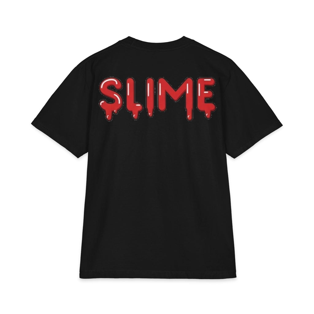 The Slime Shop Max Heavyweight Tee — White / Red Slime-$
