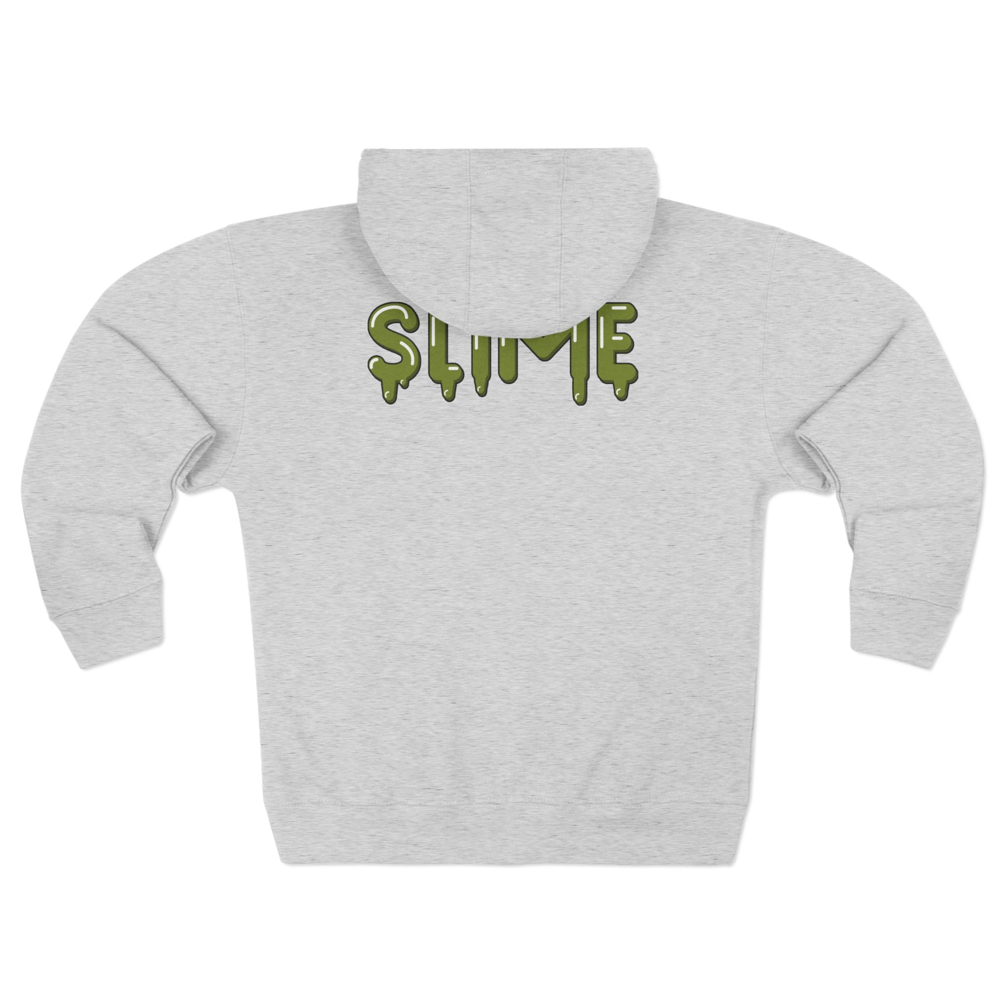 The Slime Shop Zip Hoodie — Heather / Olive Slime In 5