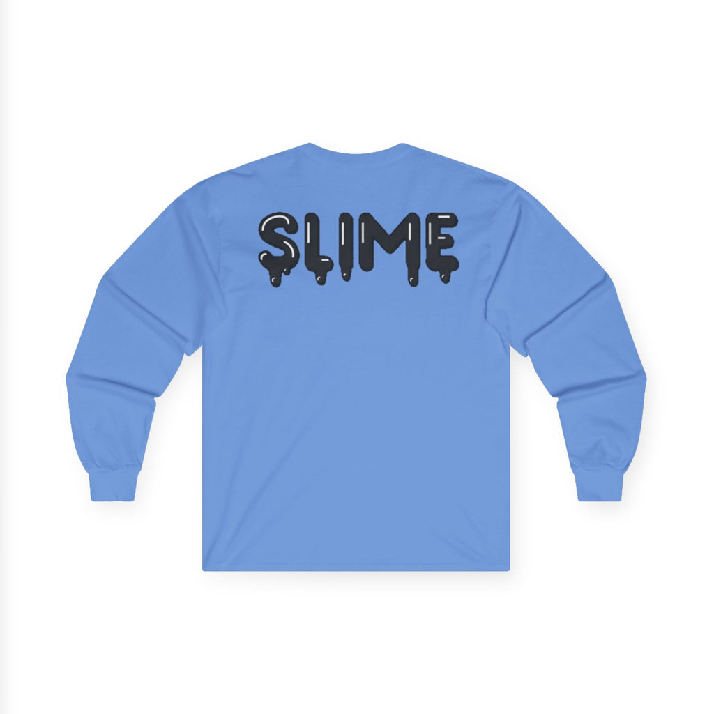The Slime Shop Ultra Cotton Long-Sleeve — White / Black Slime In 5