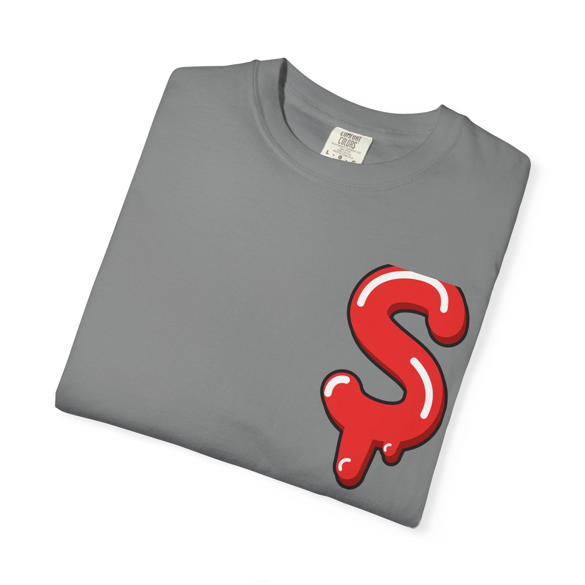 The Slime Shop Signature Tee — Red $ Logo