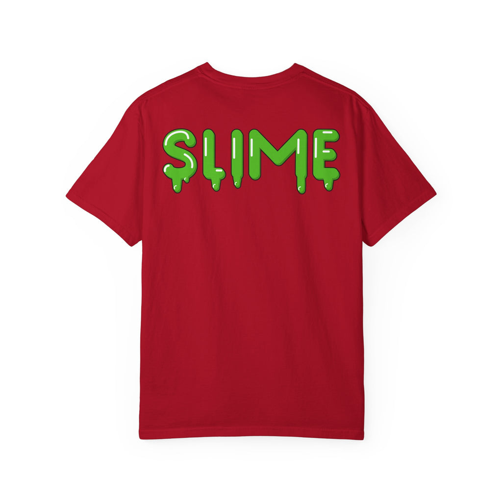 The Slime Shop Signature Tee — White / Green Slime In 5