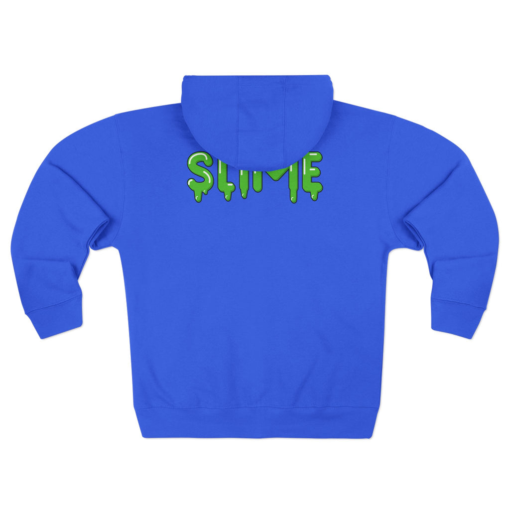 The Slime Shop Zip Hoodie — Heather / Green Slime In 5