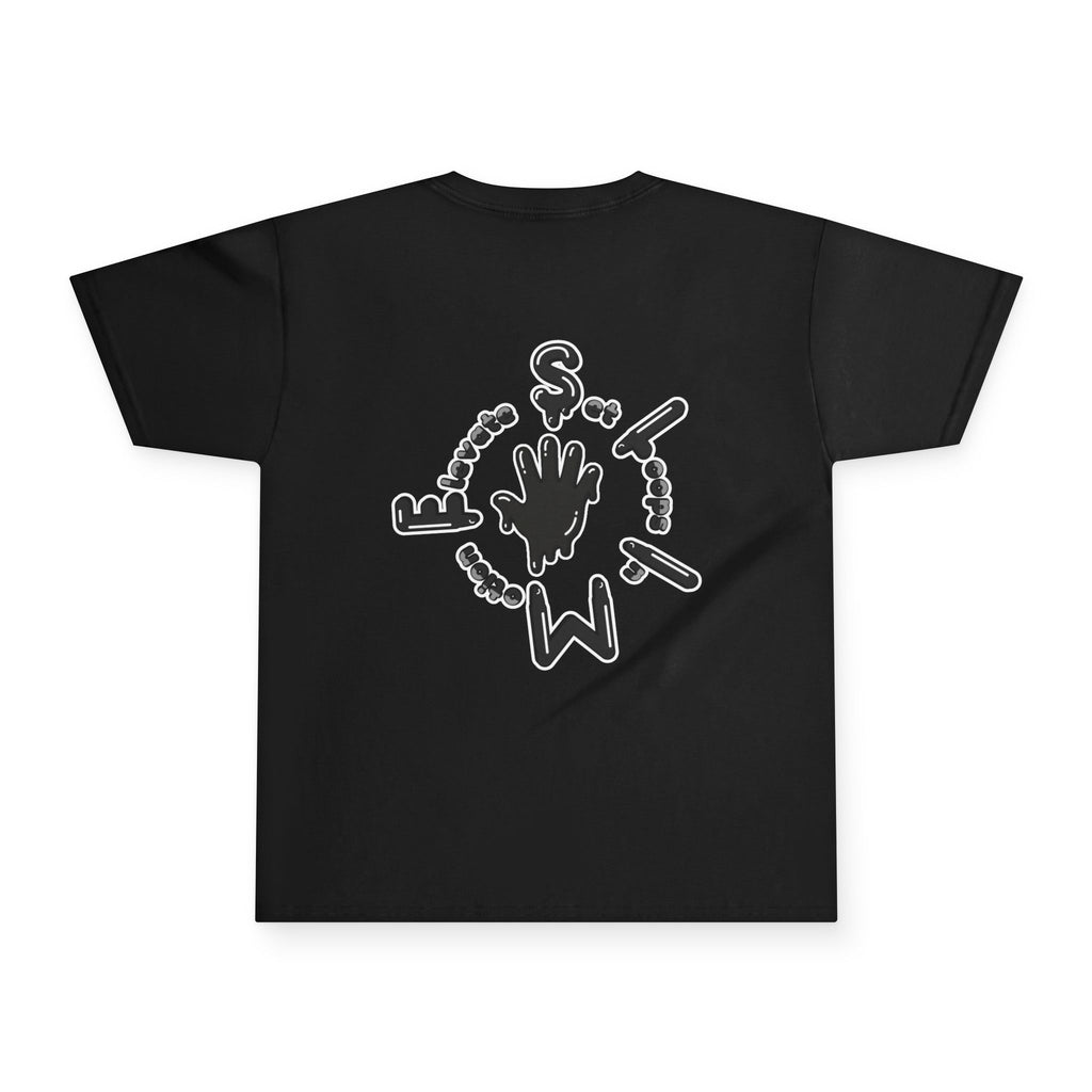 Youth Black/Slime Ultra Cotton Tee