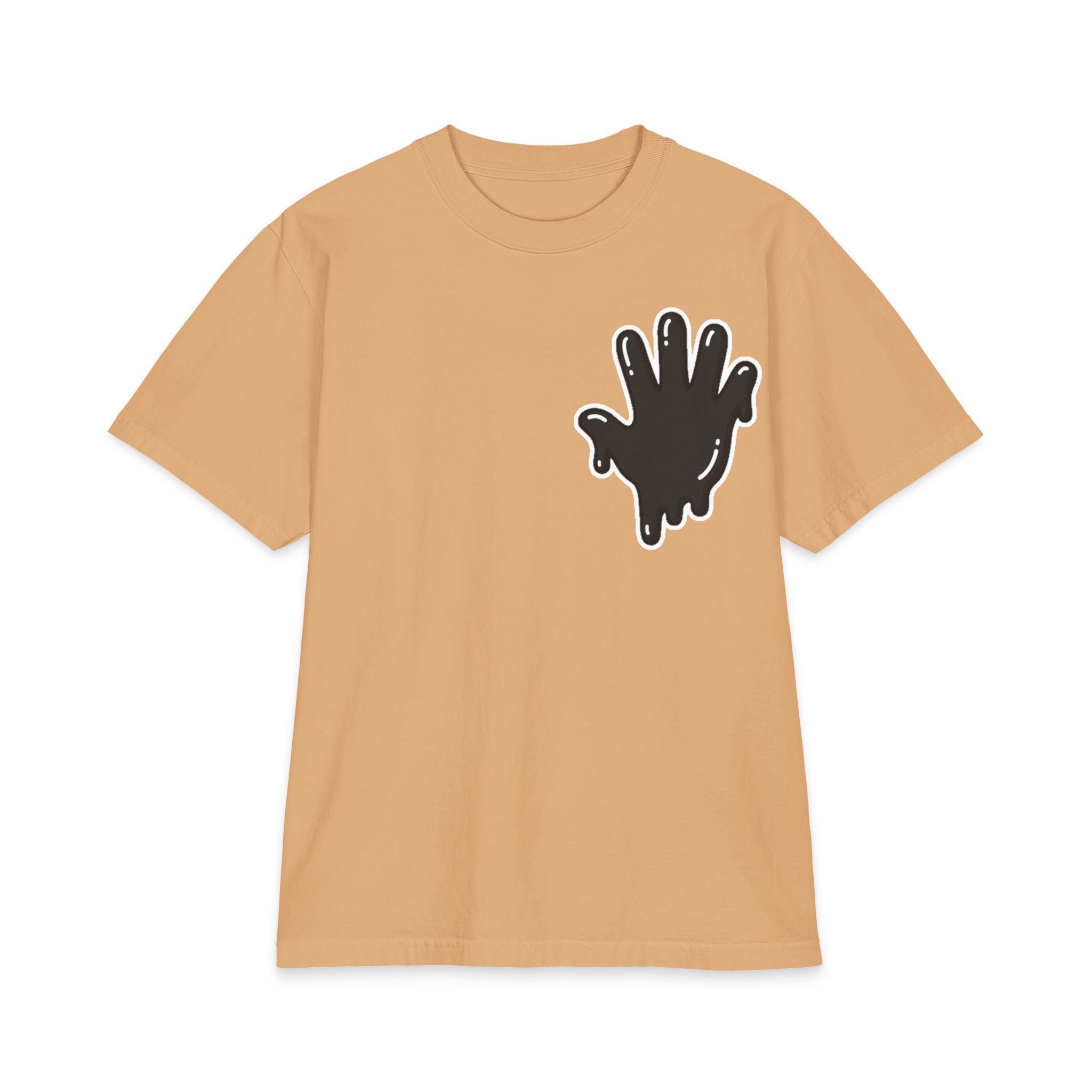 The Slime Shop Max Heavyweight Tee — White / Black SLIME