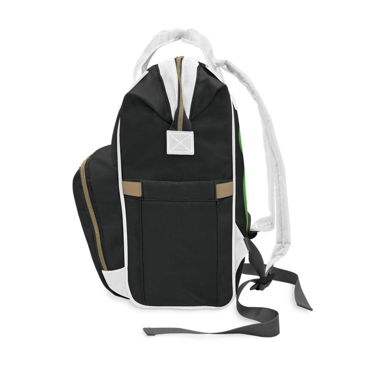 Black/SG Slime Diaper Bag