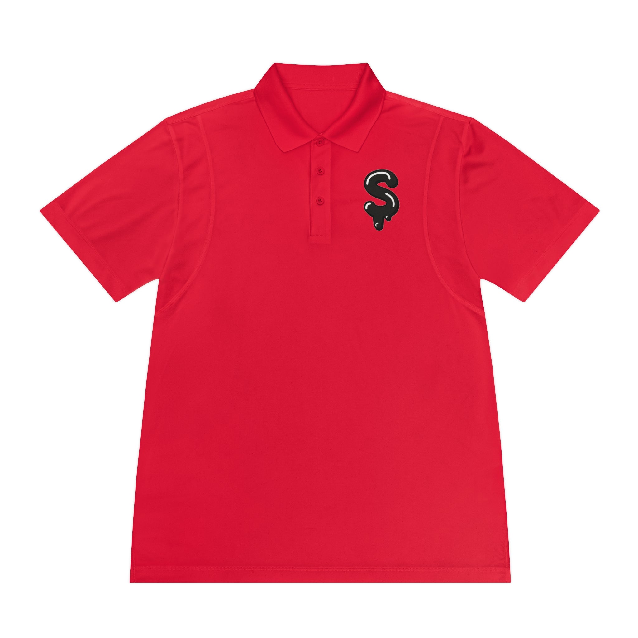 The Slime Shop Sport Polo — Lime Green / Black Slime Sircle