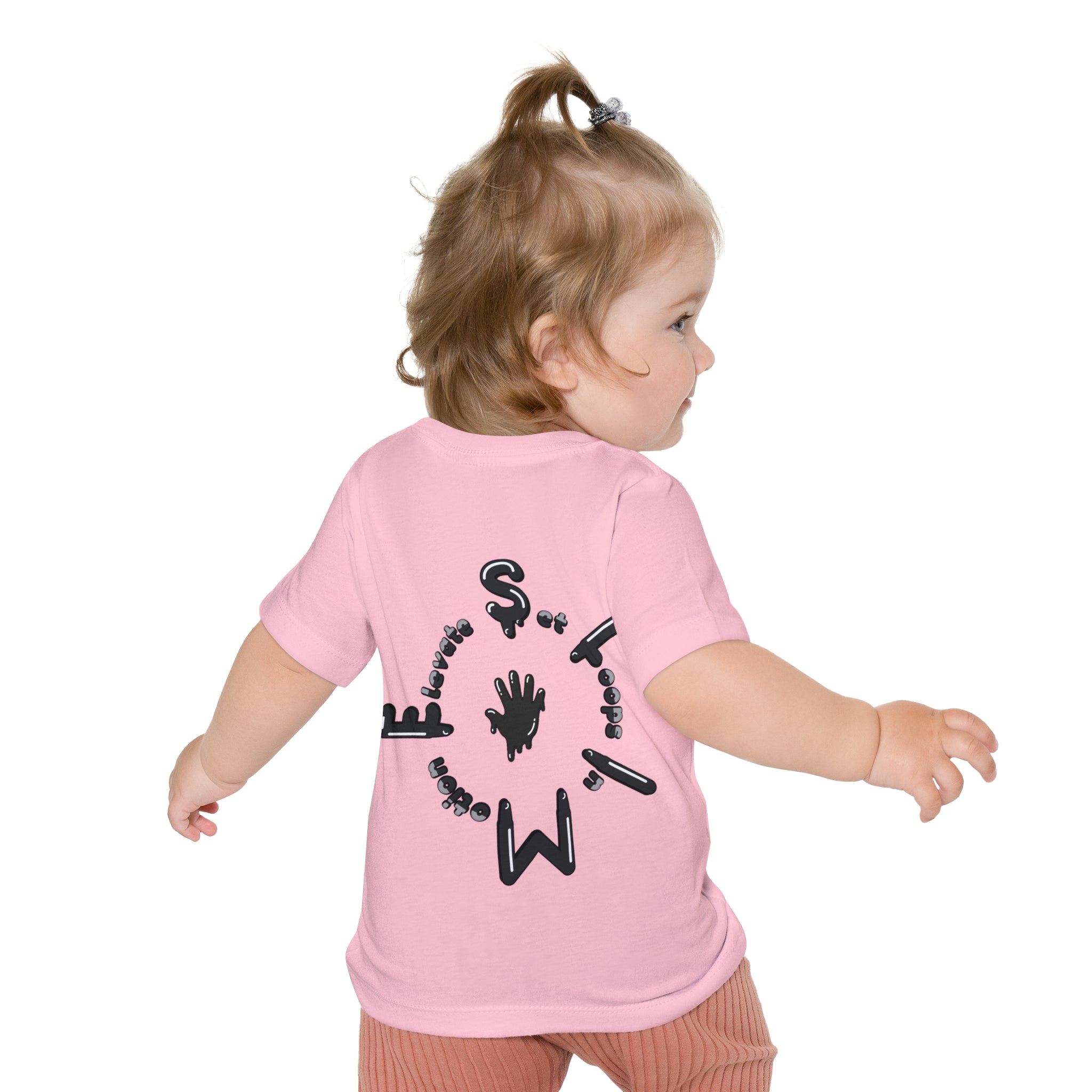 The Slime Shop Baby Tee — Yellow / Black Slime Sircle