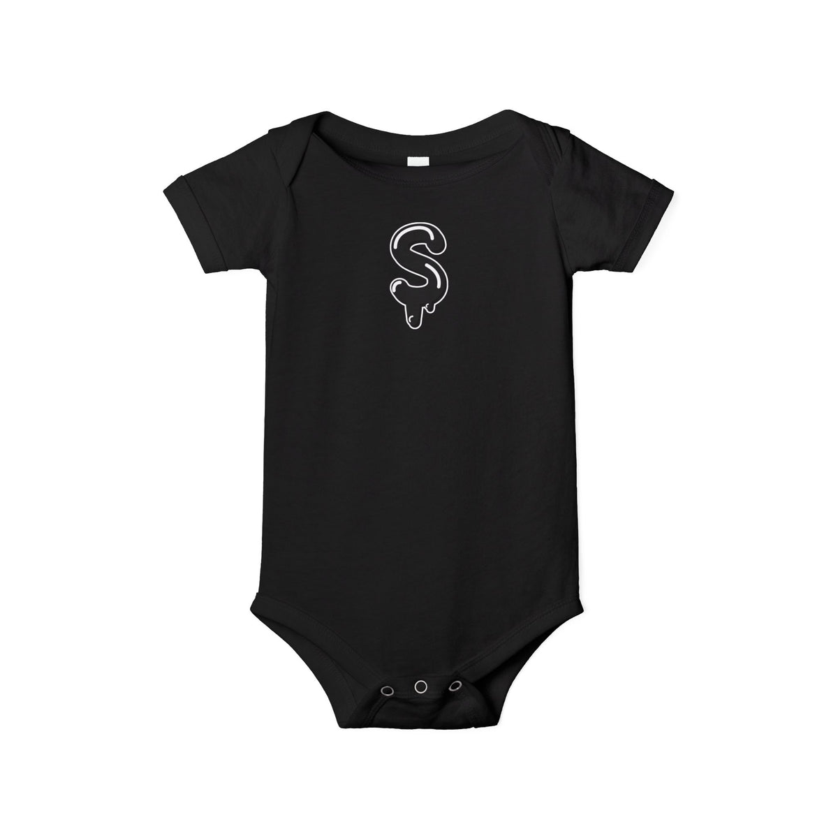 Infant Black/Slime Jersey One Piece
