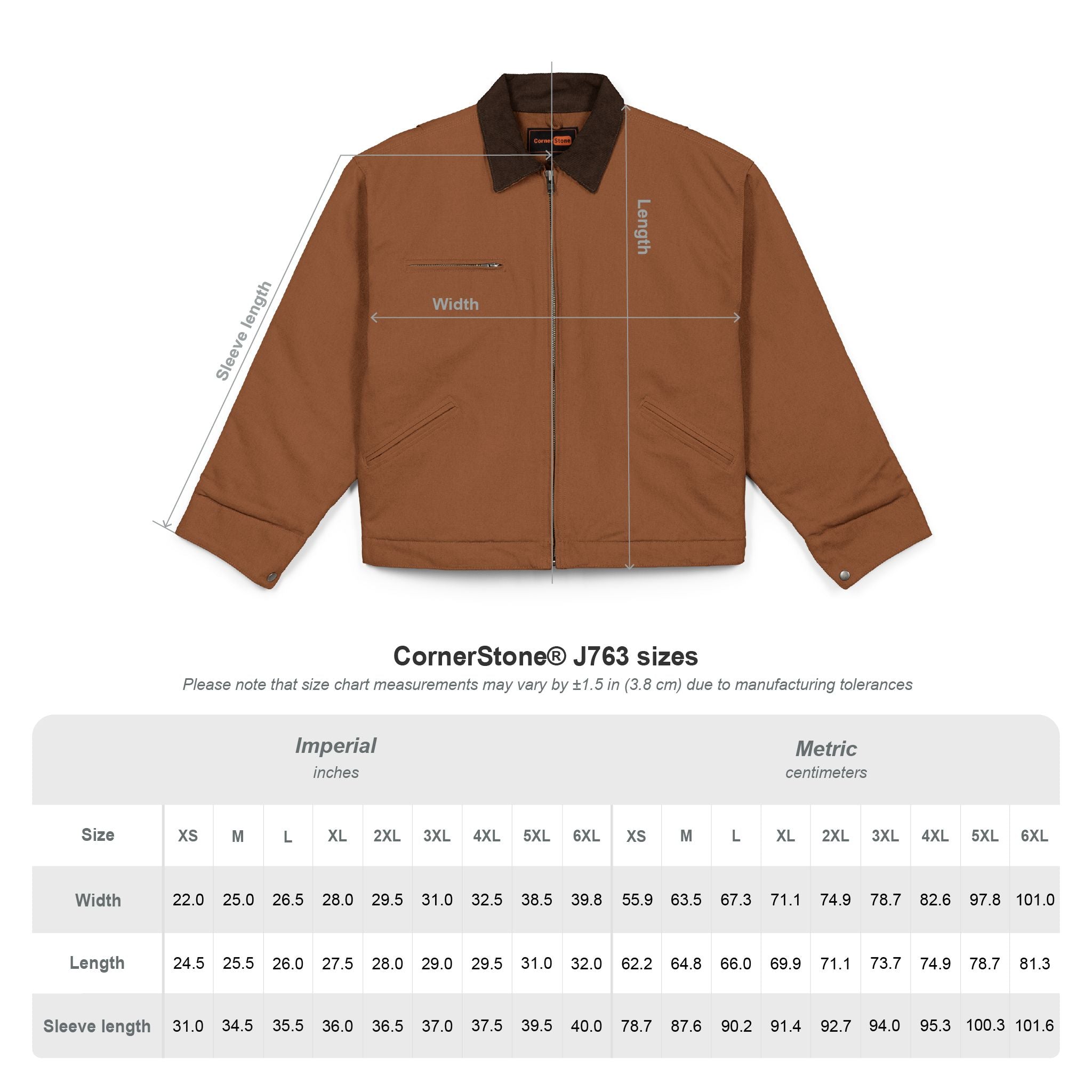 The Slime Shop CornerStone® Unisex Duck Cloth Work Jacket