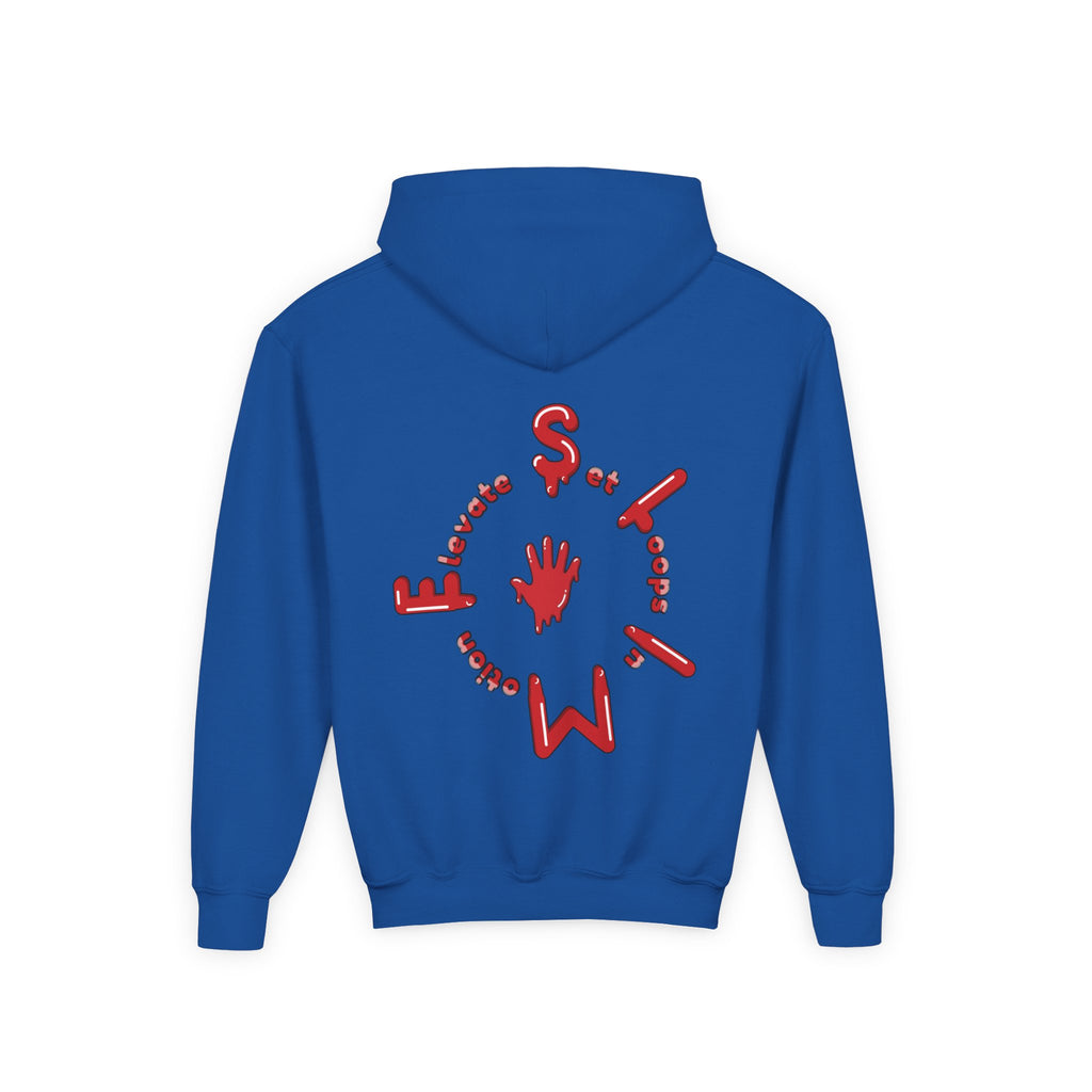 The Slime Shop Youth Hoodie — Green / Red Slime $