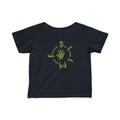 The Slime Shop Infant Fine Jersey Tee — Black / Military Green Slime Sircle