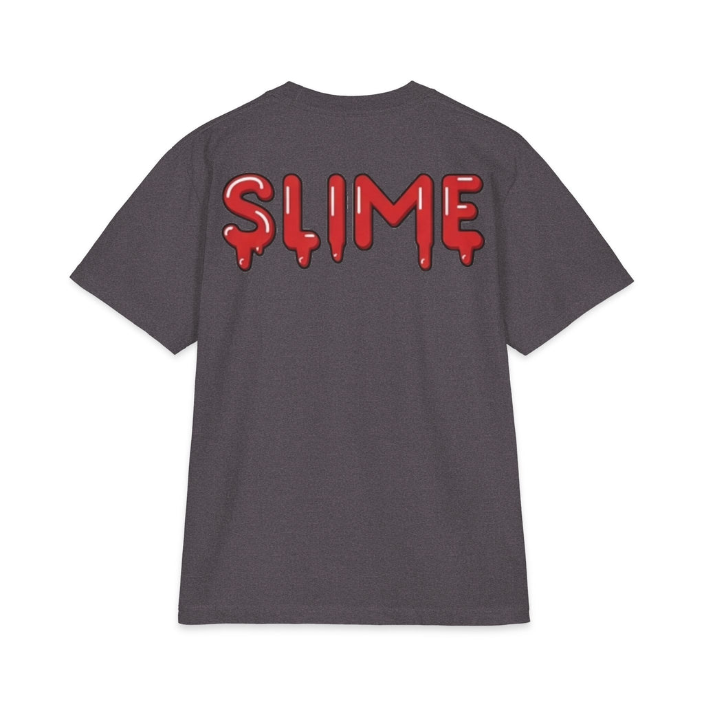 The Slime Shop Max Heavyweight Tee — White / Red Slime-$