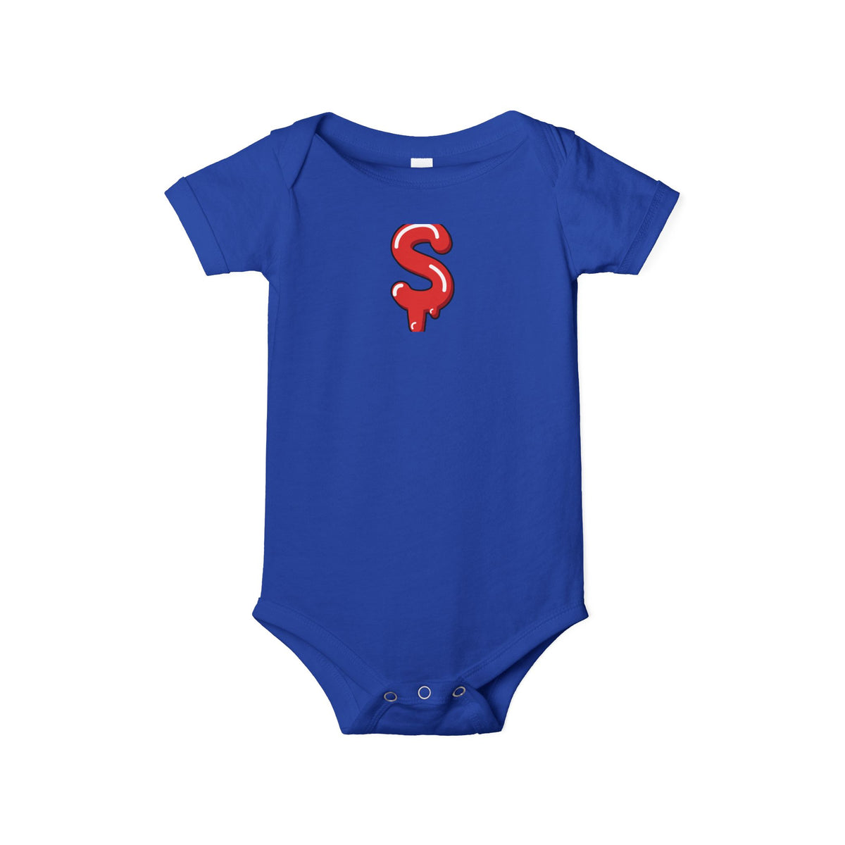 Infant Red/Slime$ Jersey One Piece