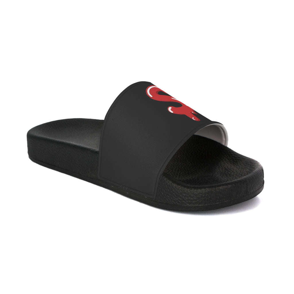 The Slime Shop Slides — Black / Red Slime-$