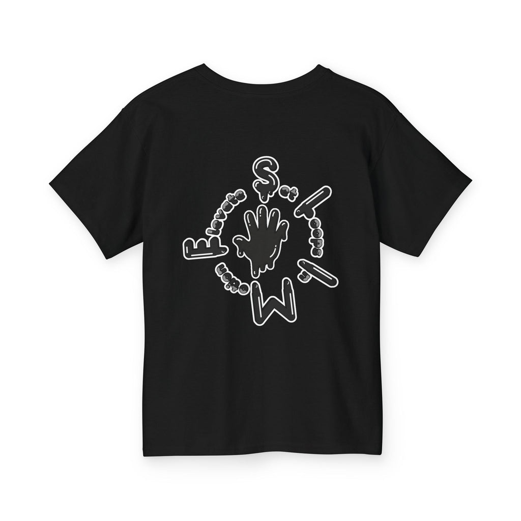 Youth Black/Slime Ultra Cotton Tee