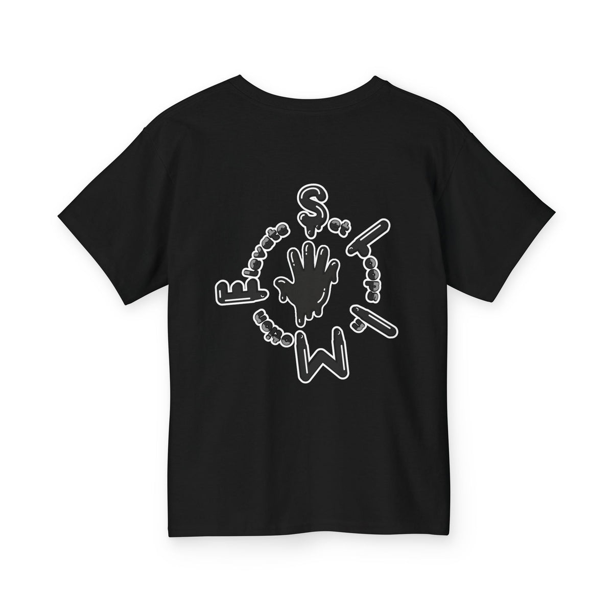 Youth Black/Slime Ultra Cotton Tee