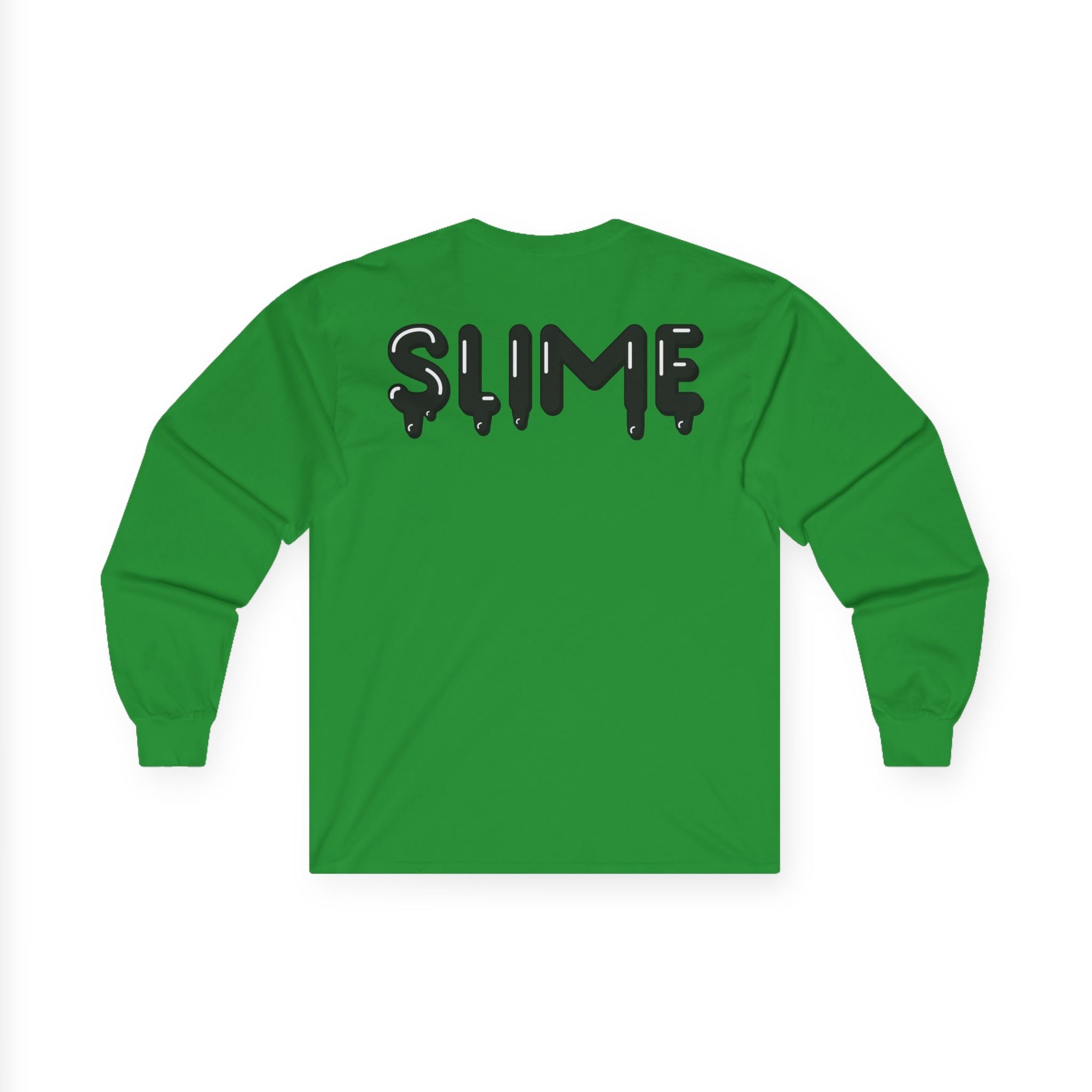 The Slime Shop Ultra Cotton Long-Sleeve — White / Black Slime In 5
