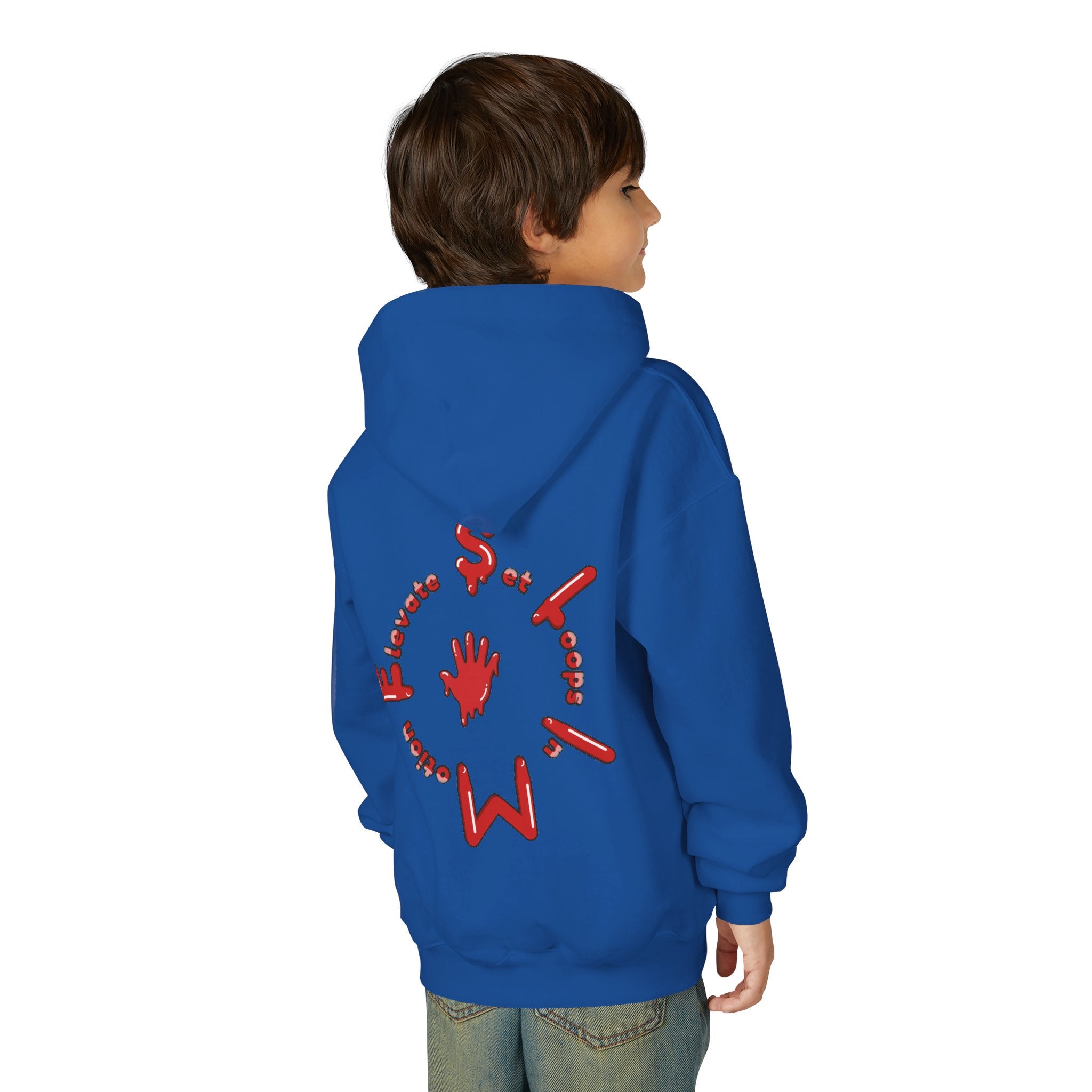 The Slime Shop Youth Hoodie — Green / Red Slime $