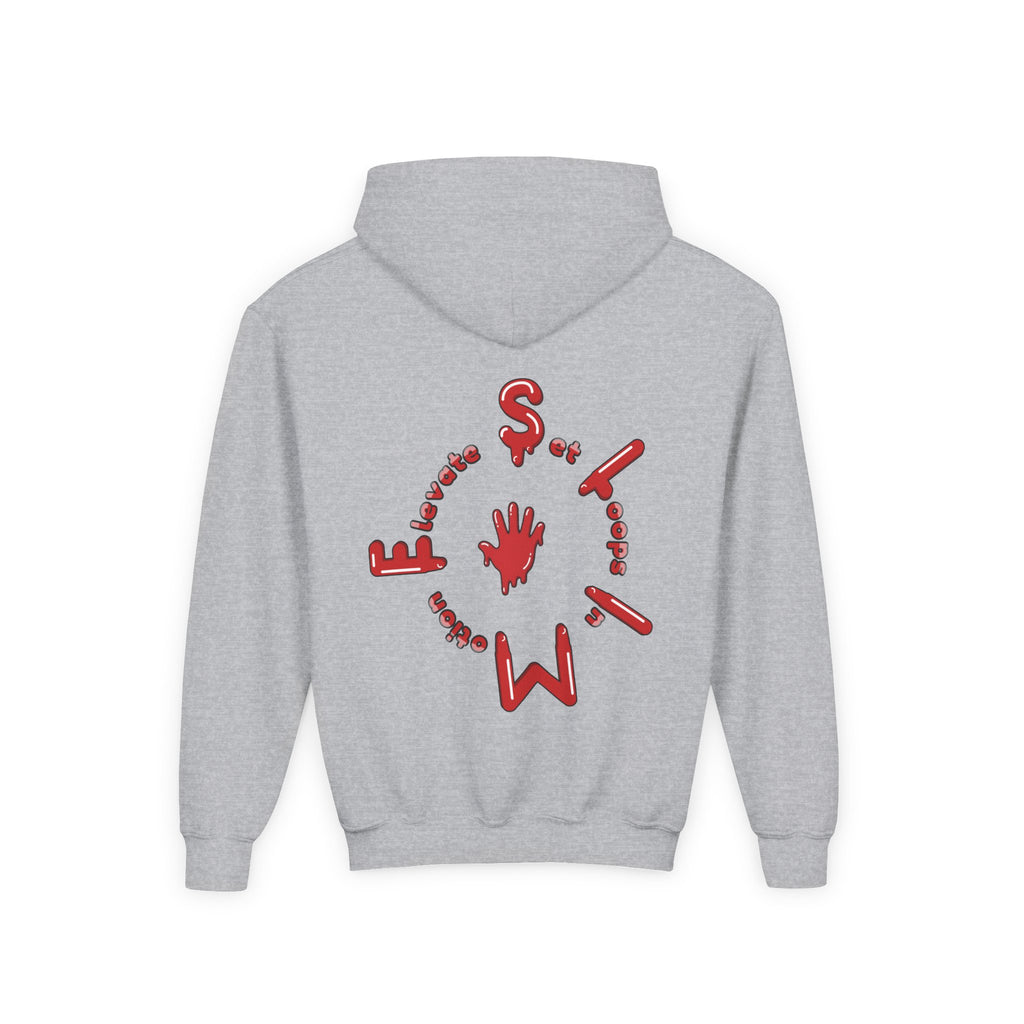 The Slime Shop Youth Hoodie — Green / Red Slime $