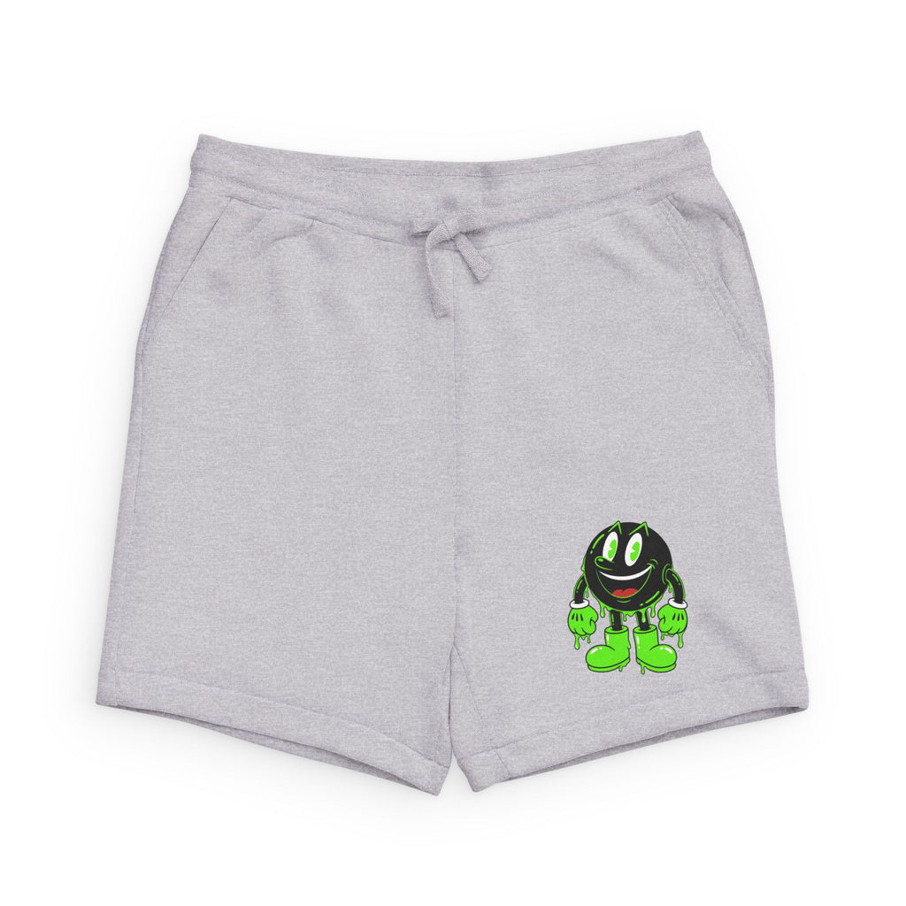 The Slime Shop Unisex Sponge Fleece Sweatshorts — Black / Green Slimeman Gzzz