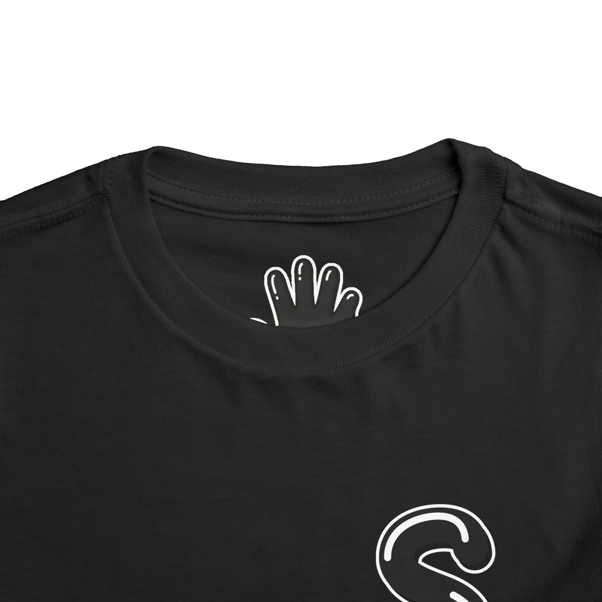 Toddler Black/Slime Short Sleeve Tee