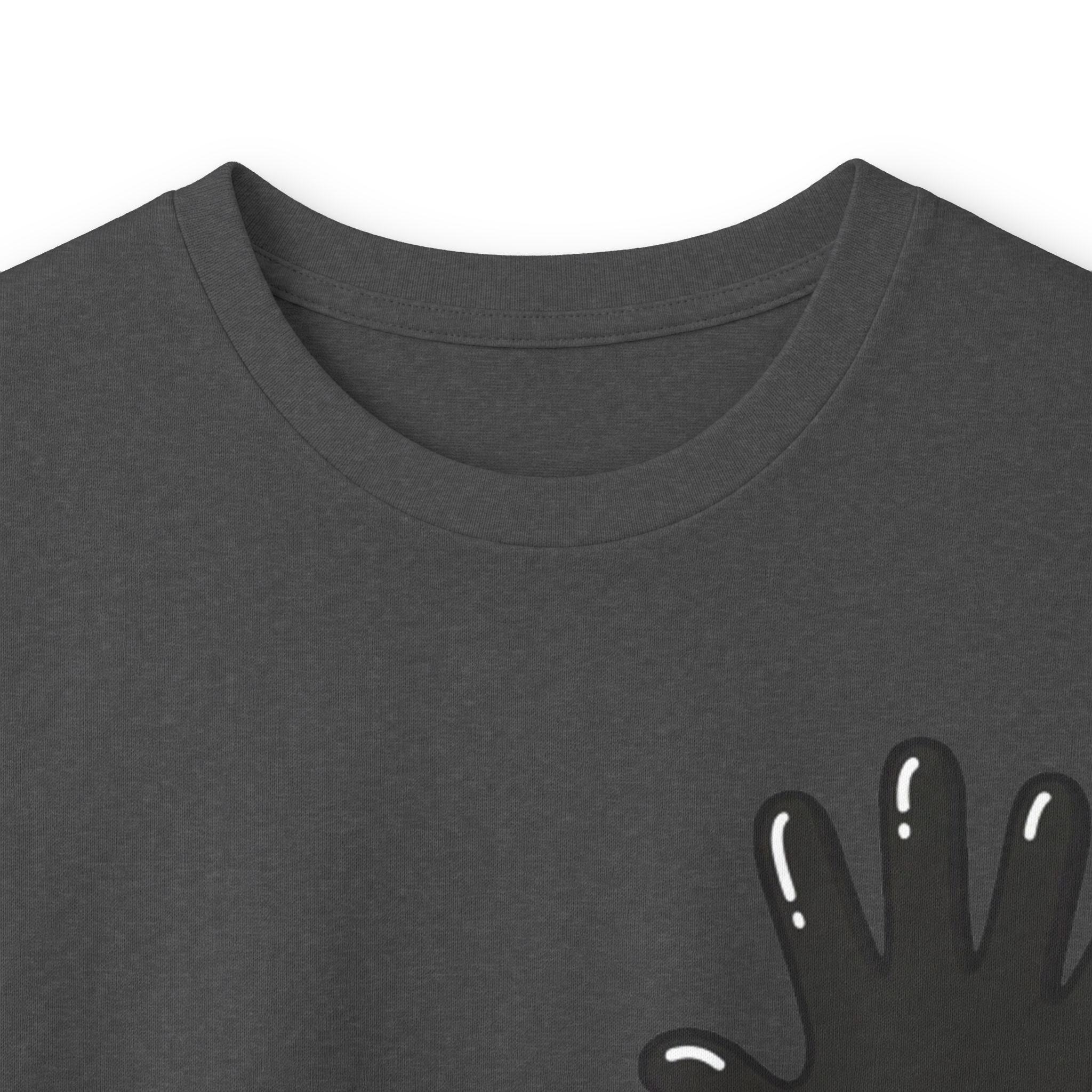 The Slime Shop Ultra Cotton Long-Sleeve — White / Black Slime In 5