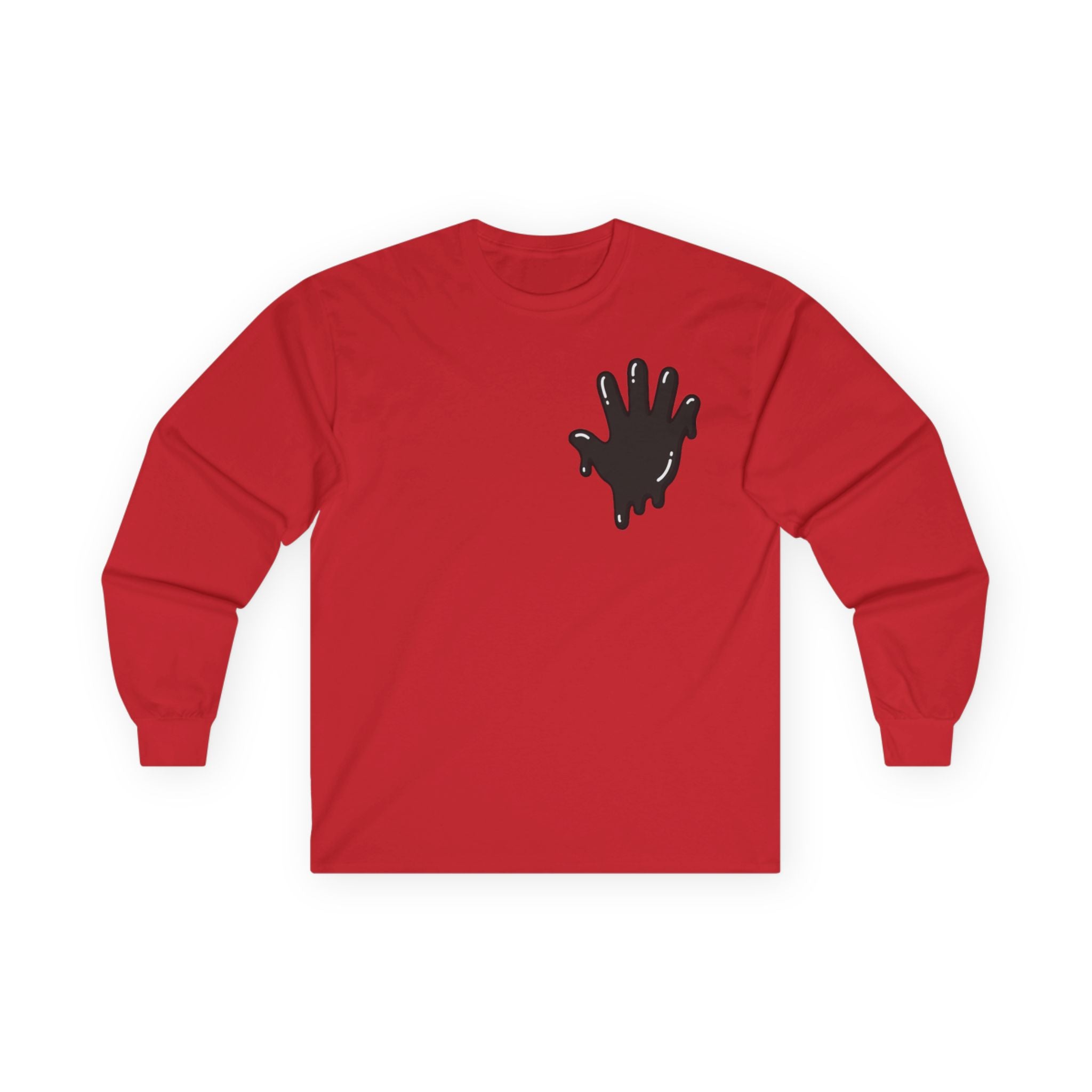 The Slime Shop Ultra Cotton Long-Sleeve — White / Black Slime In 5