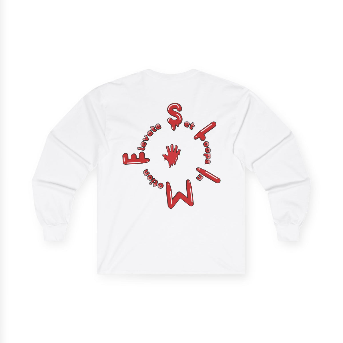 The Slime Shop Red Slime Sircle Unisex Ultra Cotton Long Sleeve Tee