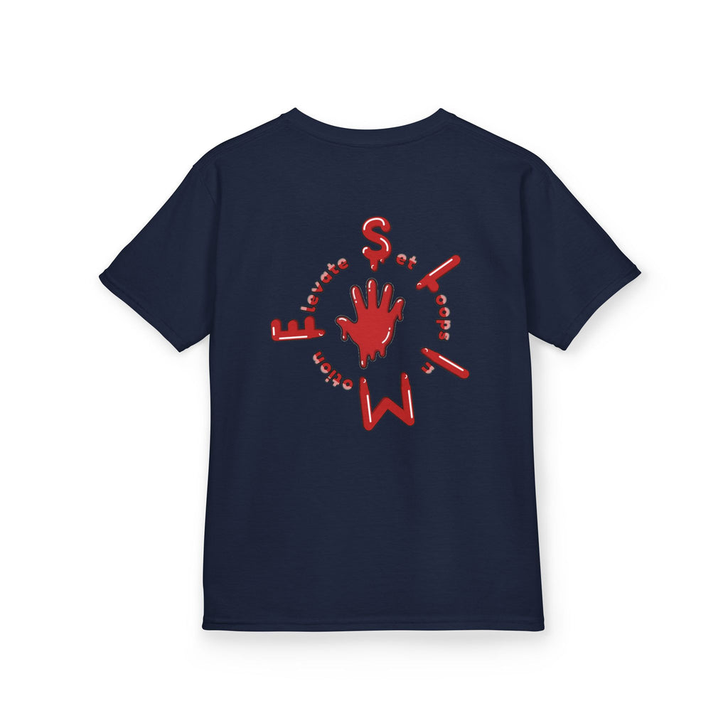 The Slime Shop Kids Tee — Green / Red Slime Sircle
