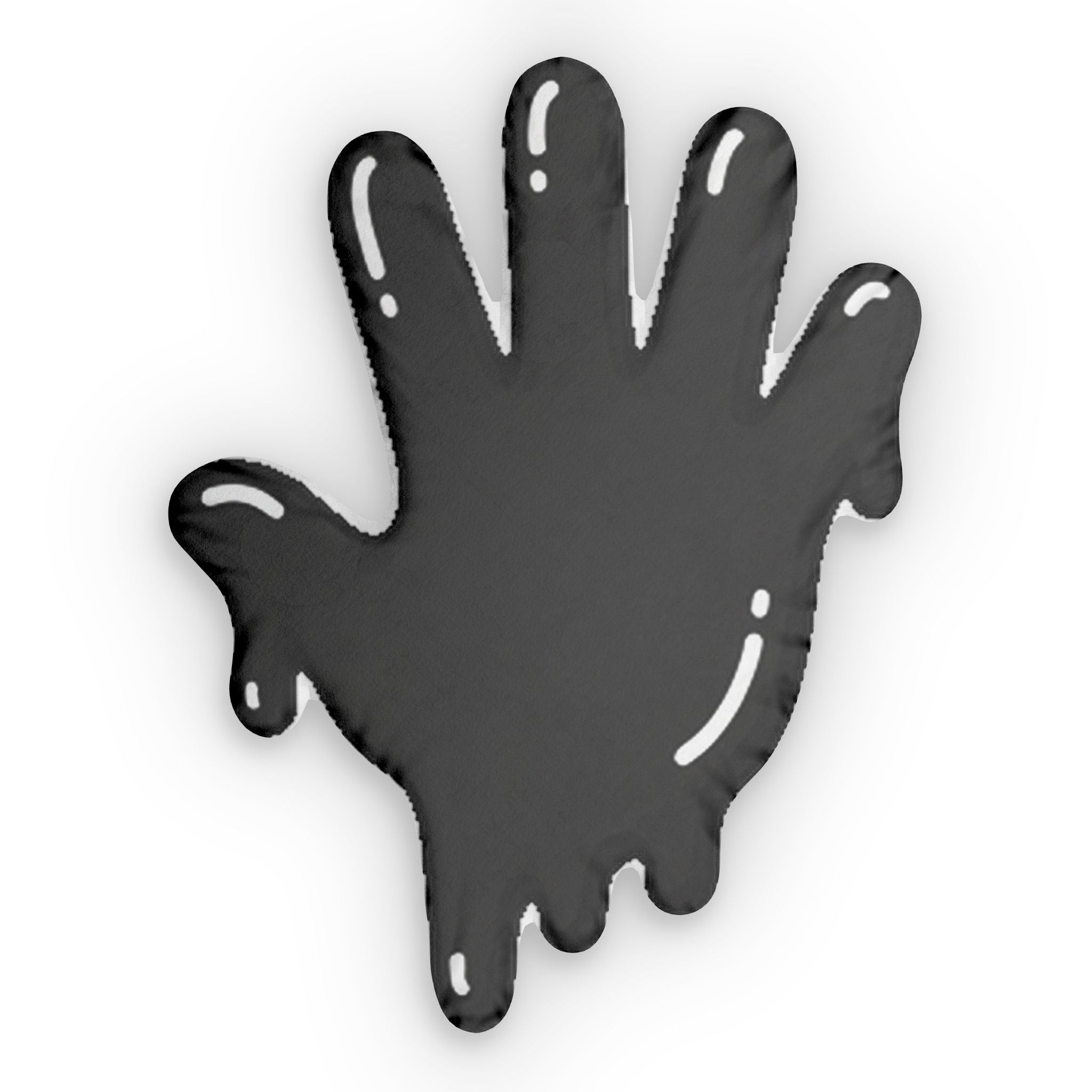 The Slime Shop Custom Shaped Pillow — Black Slime In 5