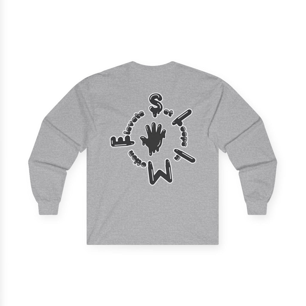 The Slime Shop Black Slime Sircle  Unisex Ultra Cotton Long Sleeve Tee