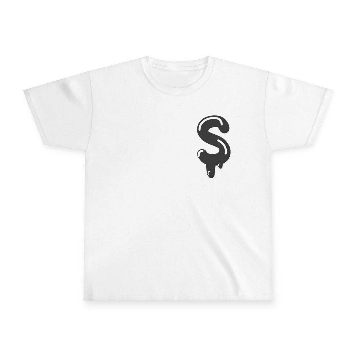 Youth Black/Slime Ultra Cotton Tee