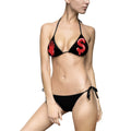 The Slime Shop Women's Bikini Swimsuit — Black / Red Slime $ (+ Slime In 5 hand)
