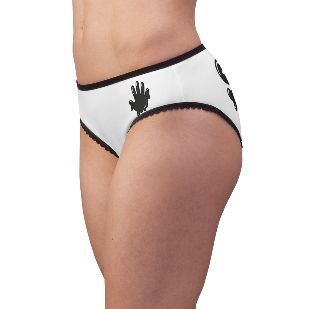 The Slime Shop Women's Briefs — White / Black Slime In 5