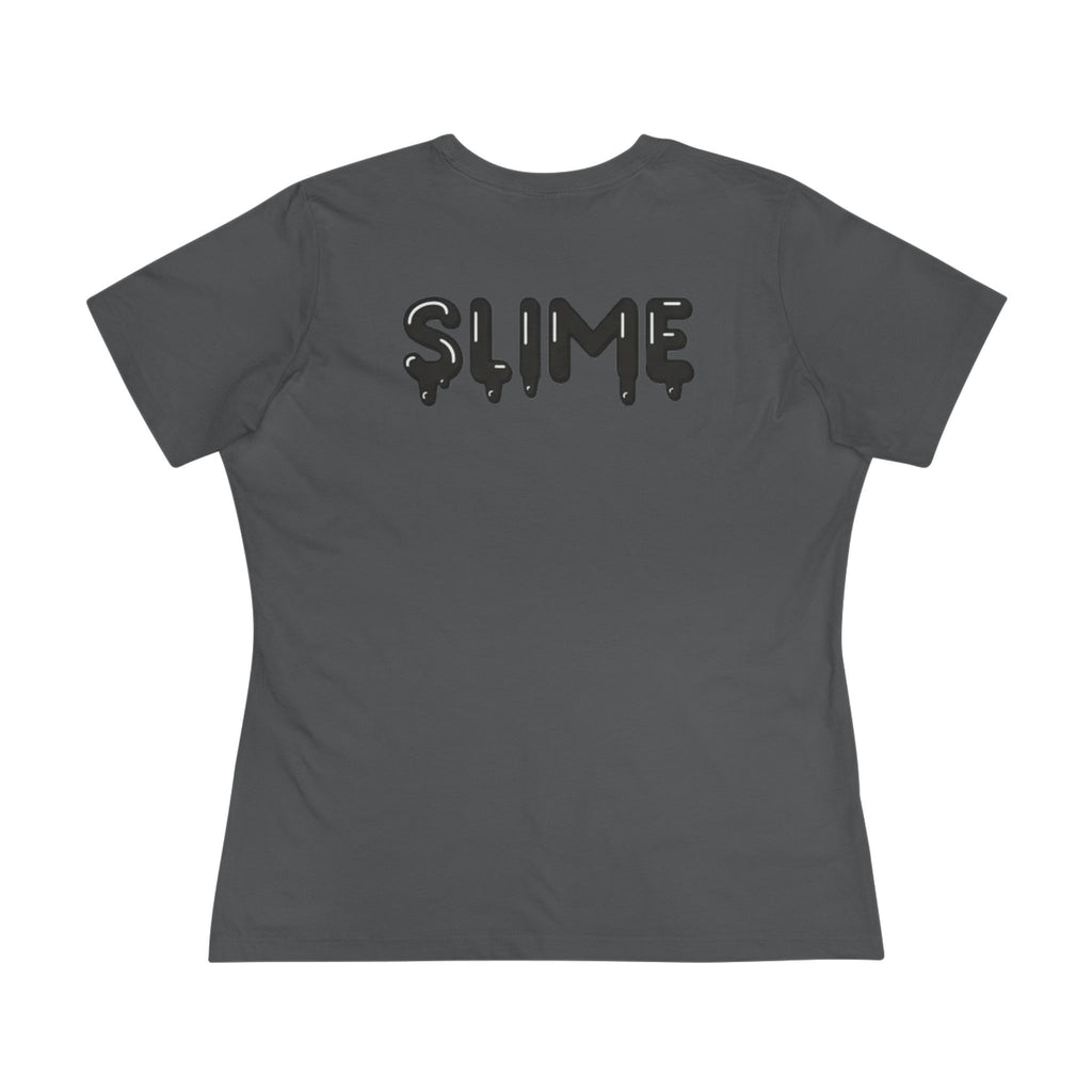 The Slime Shop Women's Tee — White / Black Slime In 5