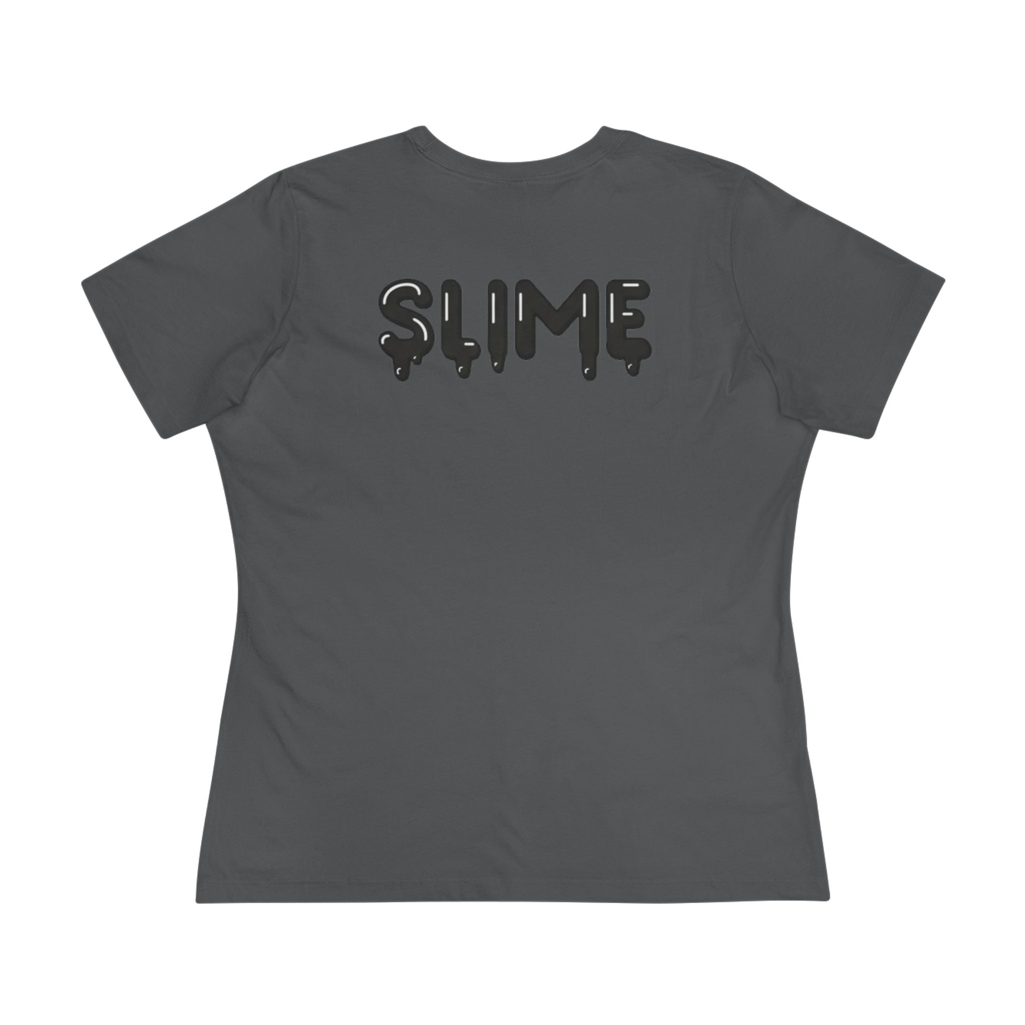 The Slime Shop Women's Tee — White / Black Slime In 5