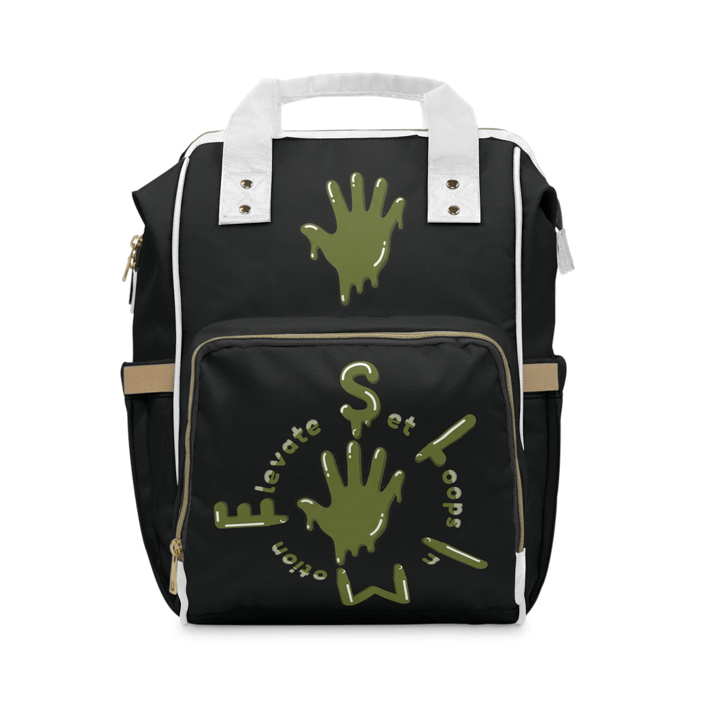 Black/AS Slime Diaper Bag