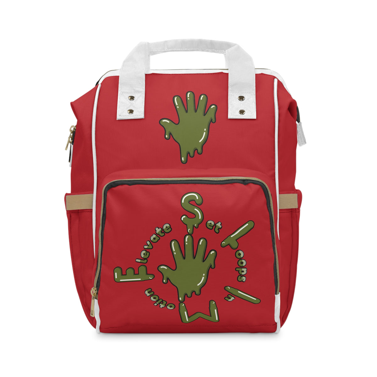 Red/AS Slime Diaper Bag