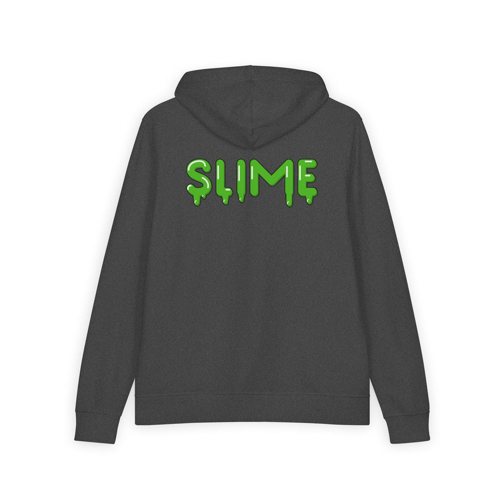 The Slime Shop Full-Zip Hoodie — Black / Green Slime In 5