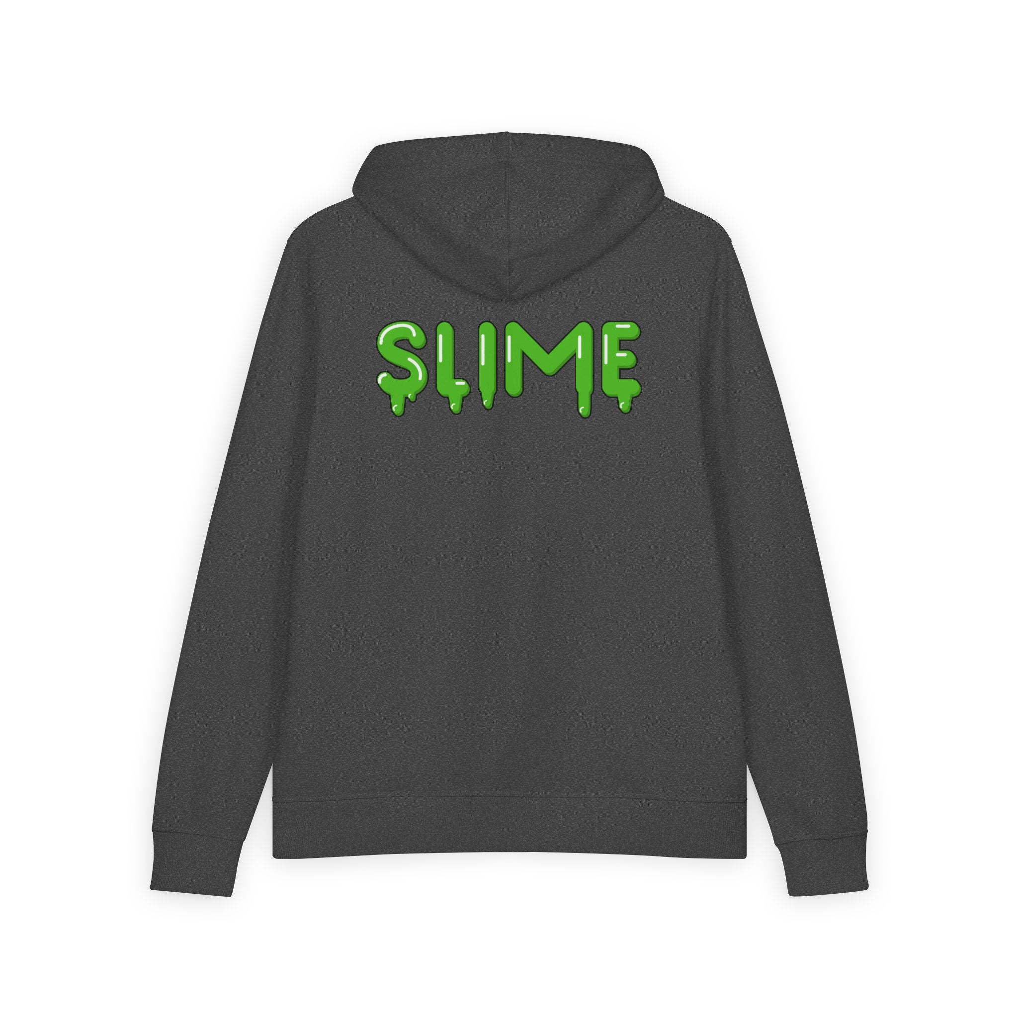 The Slime Shop Full-Zip Hoodie — Black / Green Slime In 5