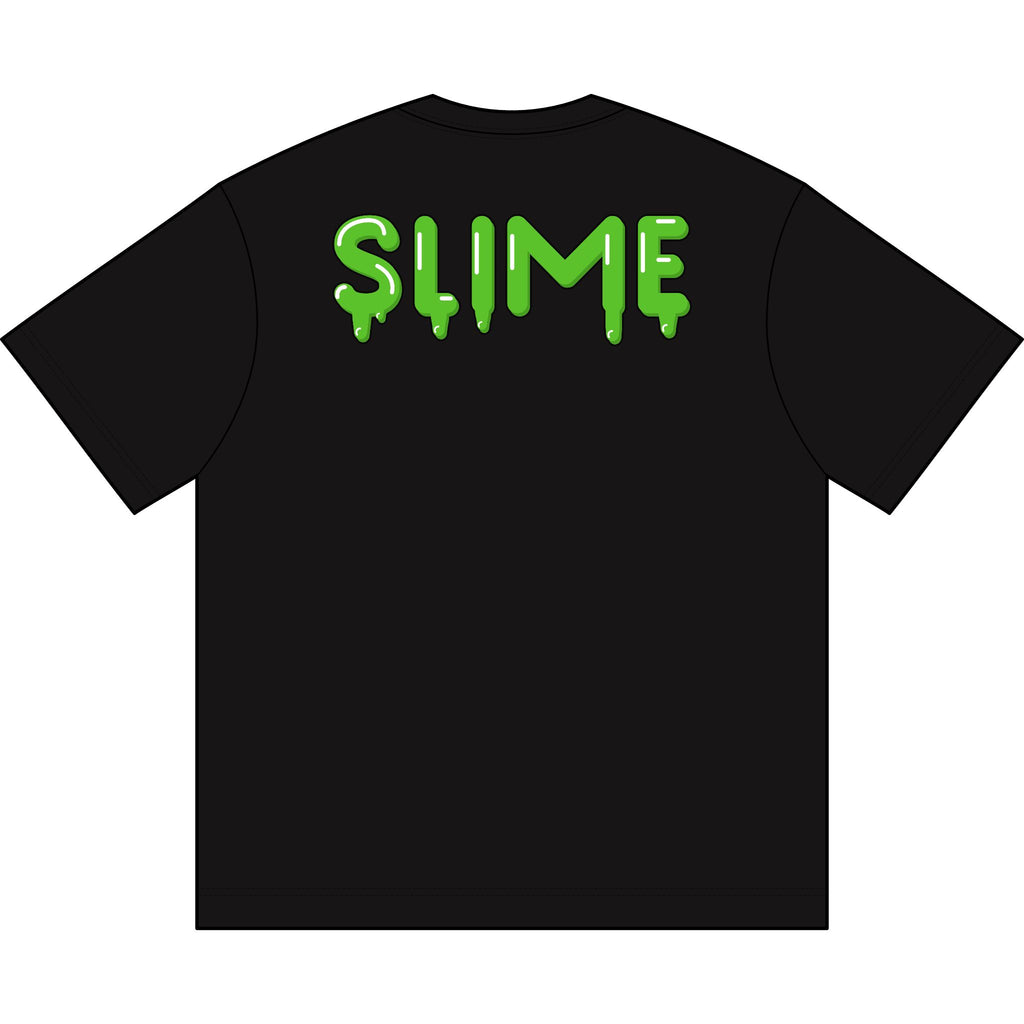 The Slime Shop Men's Box Tee — White / Green Slime In 5