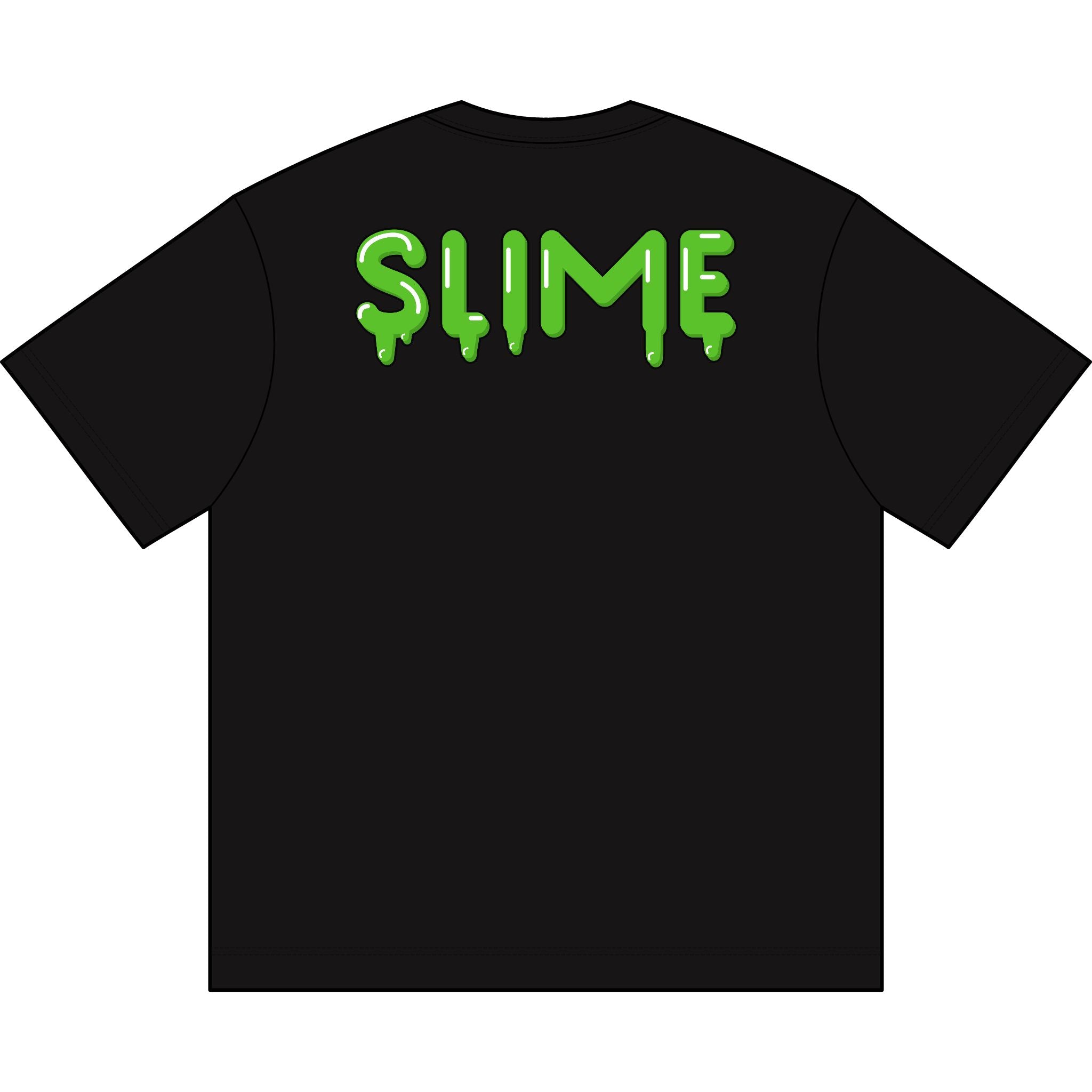 The Slime Shop Men's Box Tee — White / Green Slime In 5