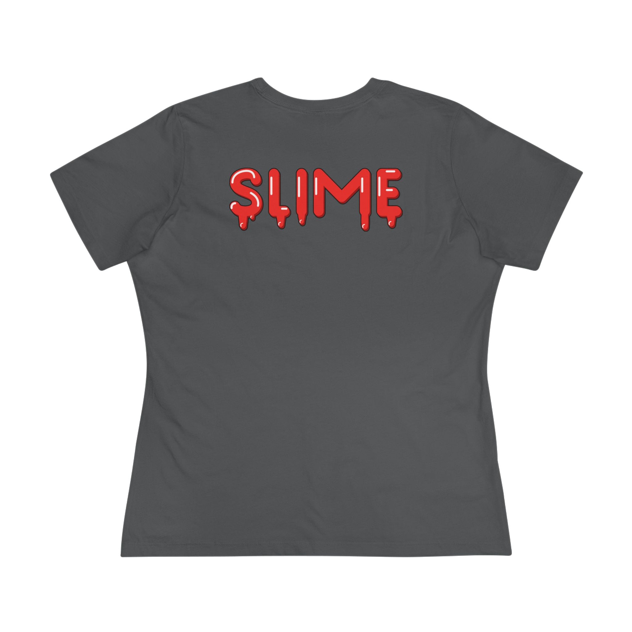 The Slime Shop Women's Tee — White / Red Slime $