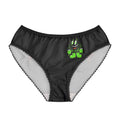 The Slime Shop Women's Briefs — Black / Green Slimeman Gzzz